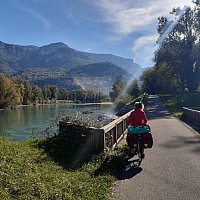 La Mditerrane  vlo - Valle de l'Isre, entre Grenoble et Valence