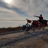 La Méditerranée à vélo - Là bas, nos compagnons de voyage les flamants roses