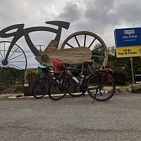 La Méditerranée à vélo - Le col D'EZE sans bagages