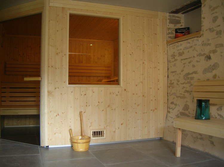 Un sauna accessible
